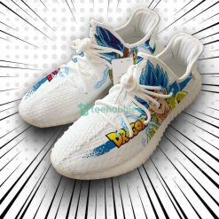 Gogeta Custom Dragon Ball Anime Yeezy Shoes For Fans Product Photo 1