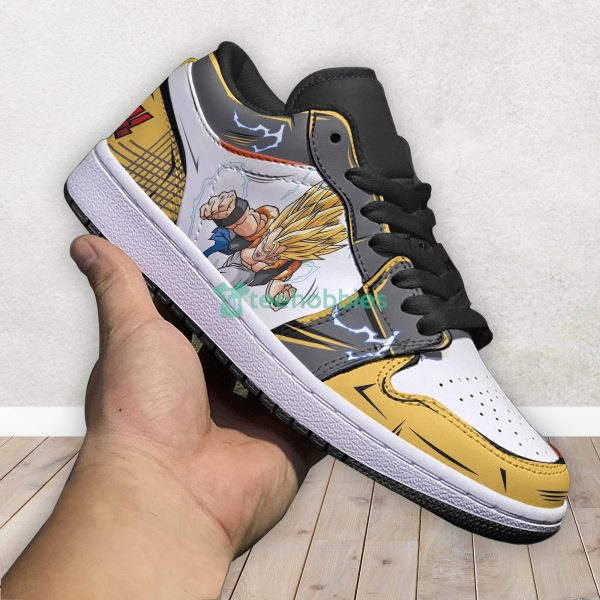 Gogeta Super Saiyan Custom Dragon Ball Anime Air Jordan Low Top Shoesproduct photo 3