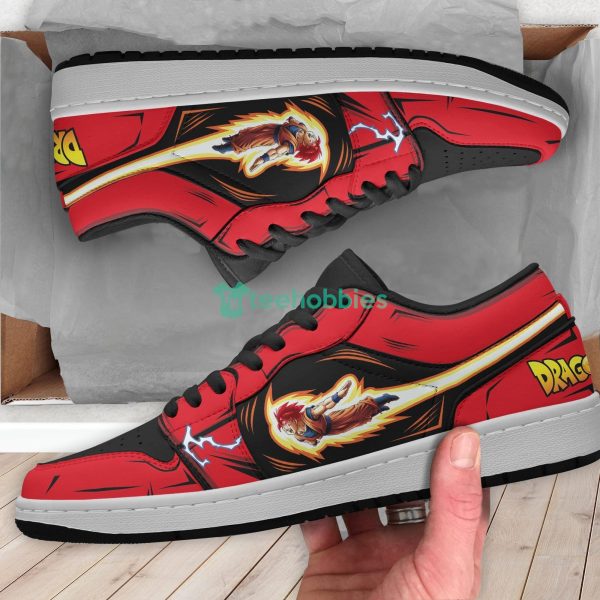 Goku Anime Dragon Ball Super Saiyan God Air Jordan Low Top Shoes Product Photo 4