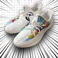 Goku Custom Super Saiyan Blue Dragon Ball Anime Yeezy Shoes For Fans Product Photo 1