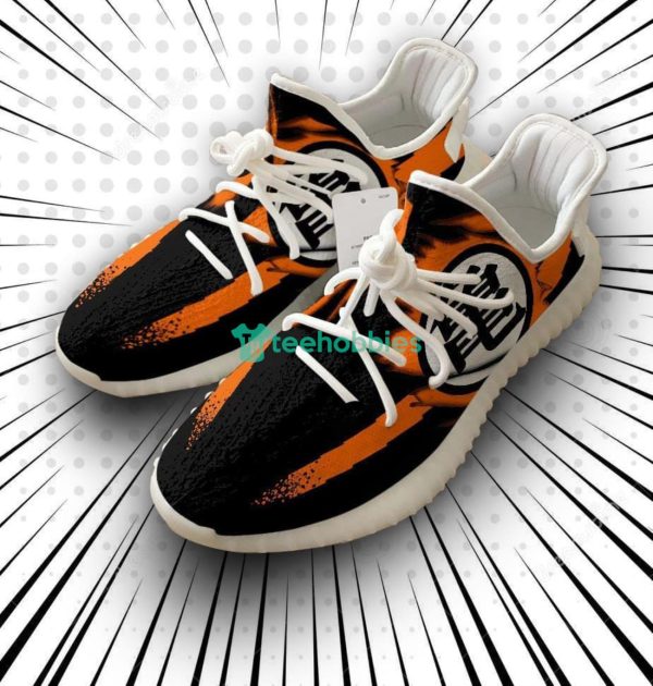 Goku Kanji Custom Dragon Ball Anime Yeezy Shoes For Fans Product Photo 1