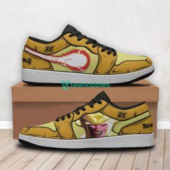 Golden Frieza Custom Dragon Ball Anime Air Jordan Low Top Shoesproduct photo 4