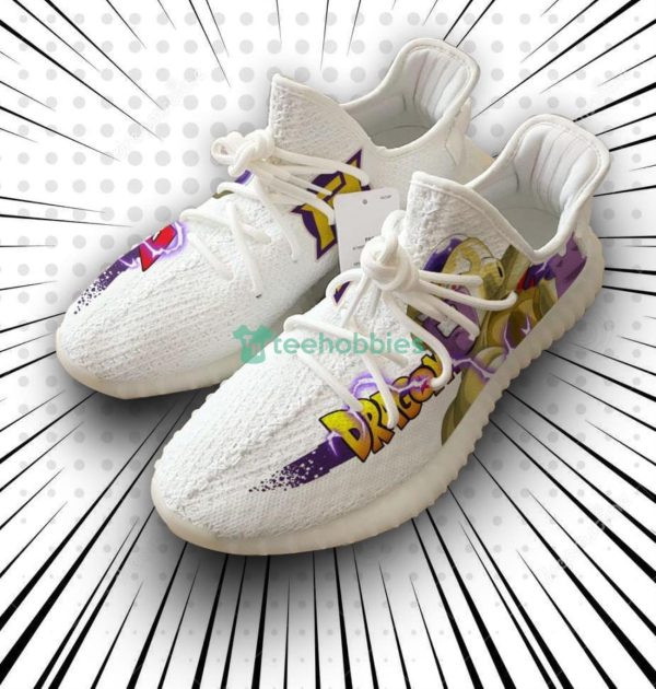 Golden Frieza Custom Dragon Ball Anime Yeezy Shoes For Fans Product Photo 1