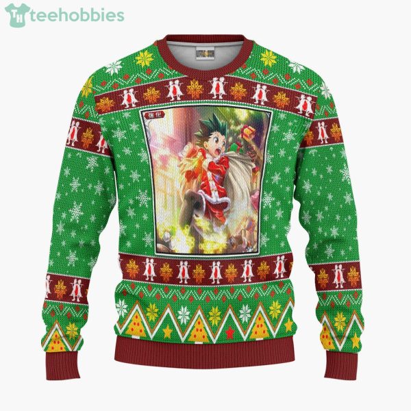 Gon Freecss Custom Hunter x Hunter Anime Fans Ugly Christmas Sweater Hoodie Product Photo 1