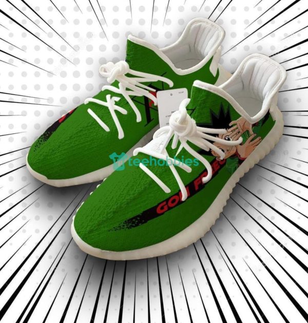 Gon Freecss Custom Hunter x Hunter Anime Yeezy Shoes For Fans Product Photo 1