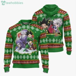 Gon & Killua Cute Hunter x Hunter Anime Fans Ugly Christmas Sweater Hoodie Product Photo 3