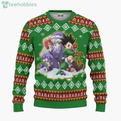 Gon & Killua Cute Hunter x Hunter Anime Fans Ugly Christmas Sweater Hoodie Product Photo 1