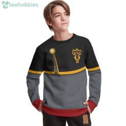Gordon Agrippa Uniform Black Clover Anime Fans Ugly Christmas Sweater Hoodie Product Photo 2