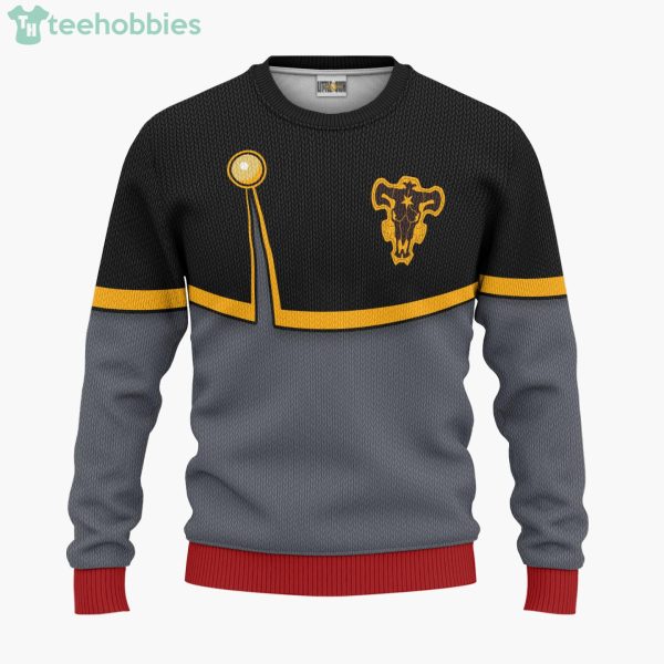 Gordon Agrippa Uniform Black Clover Anime Fans Ugly Christmas Sweater Hoodie Product Photo 3