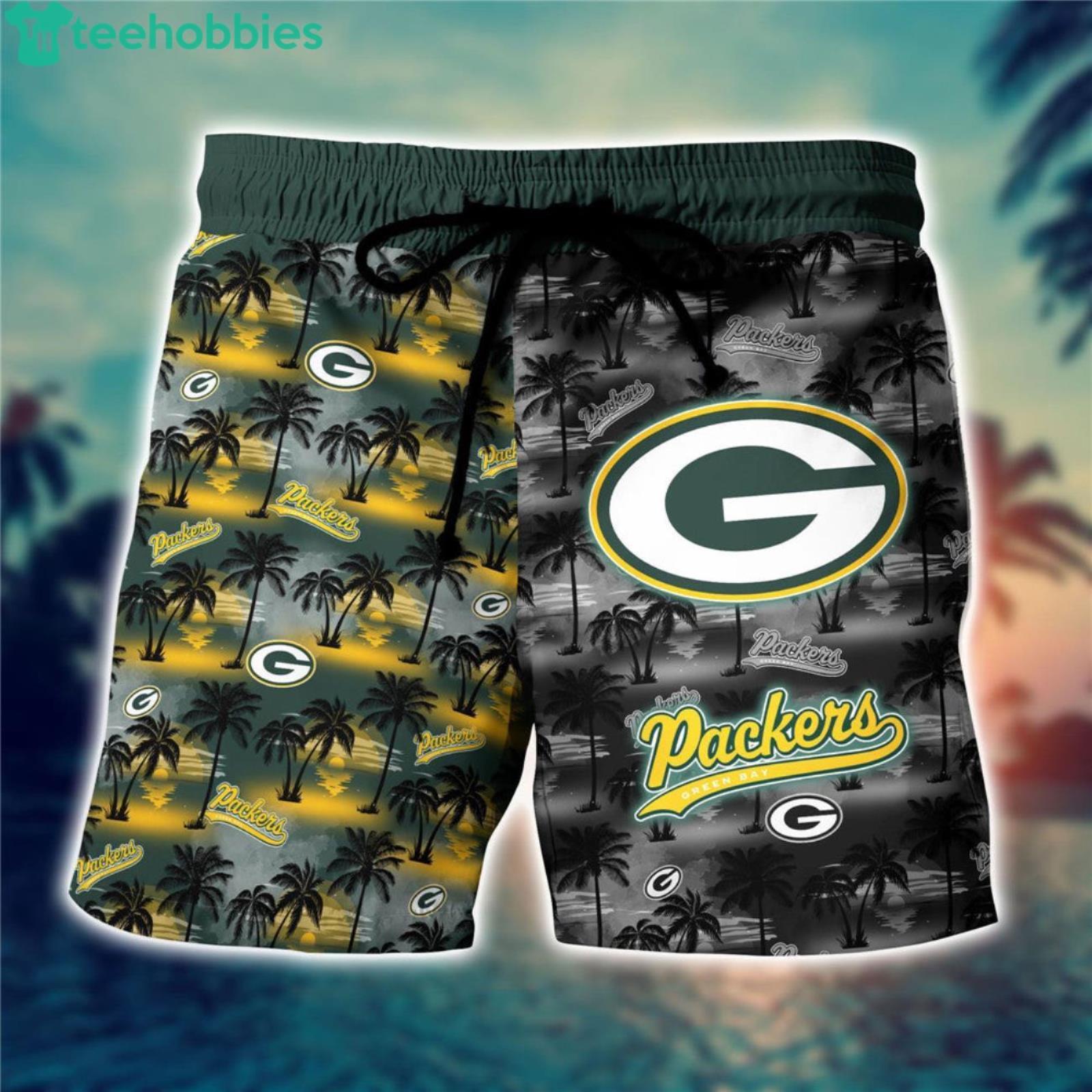 Green Bay Packers Hawaiian Shorts Product Photo 1