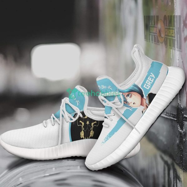 Grey Black Bull Custom Black Clover Anime Fans Reze Shoes Product Photo 2