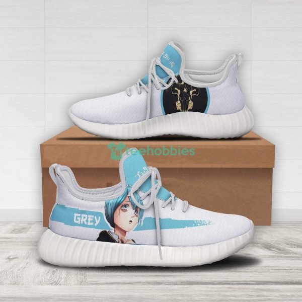 Grey Black Bull Custom Black Clover Anime Fans Reze Shoes Product Photo 1