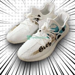 Grey Custom Black Clover Anime Yeezy Shoes For Fans Product Photo 1