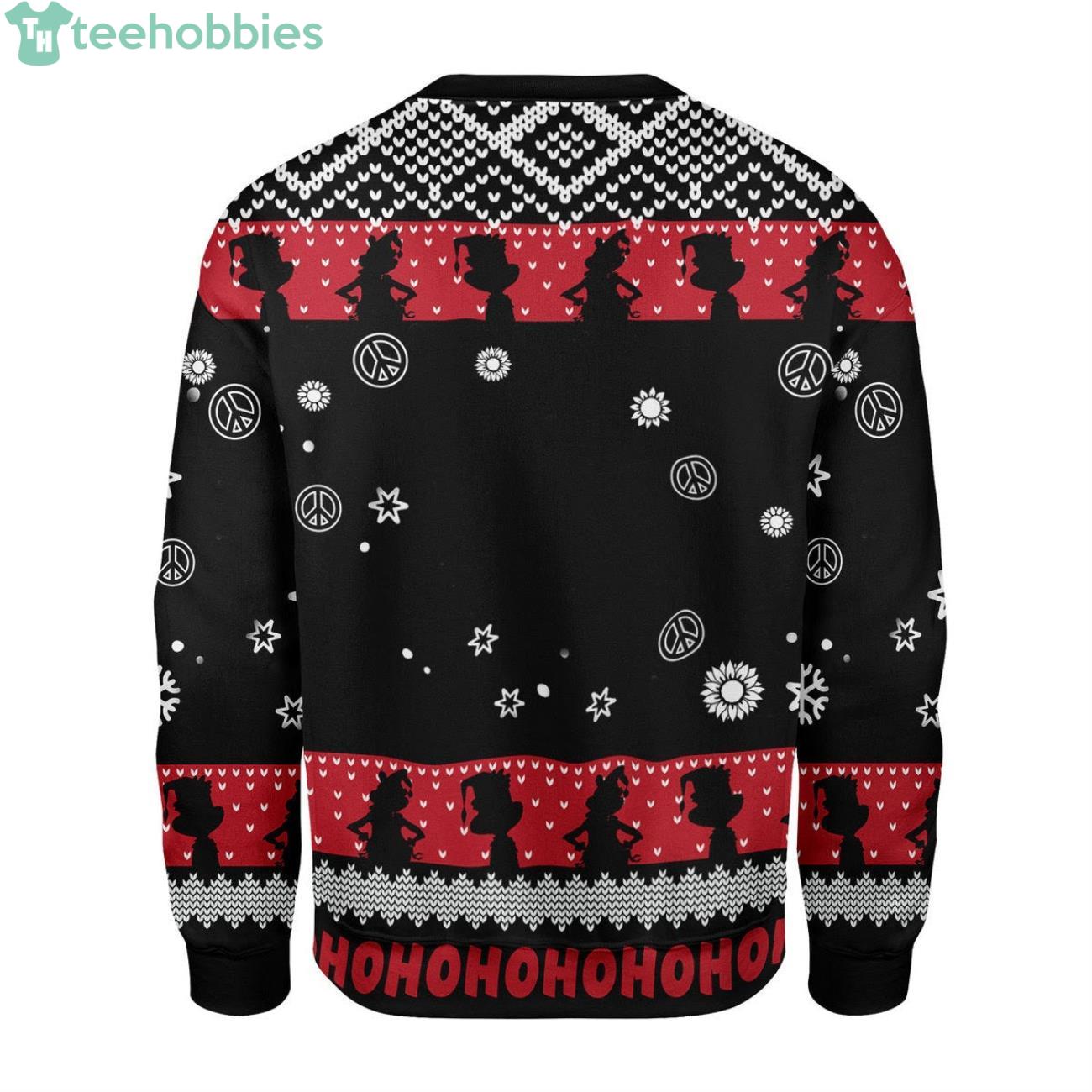 Grinch Hippie Ugly Christmas Sweater image Grinch Hippie Ugly Christmas Sweater Product Photo 2