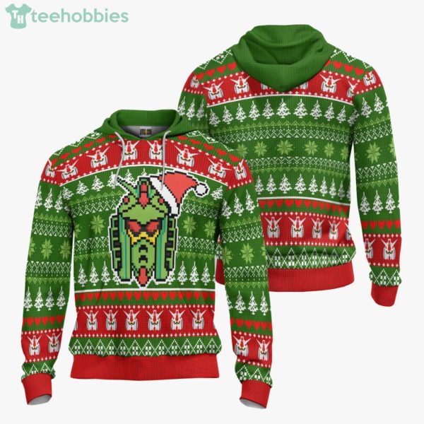 Gundam Pixel Custom Anime Fans Ugly Christmas Sweater Hoodie Product Photo 3