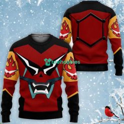 Gurren Lagann Gunmen All Over Printed 3D Shirt Uniform Costume Anime Fans Product Photo 2