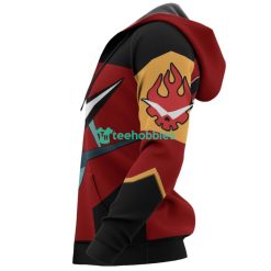 Gurren Lagann Gunmen All Over Printed 3D Shirt Uniform Costume Anime Fans Product Photo 6