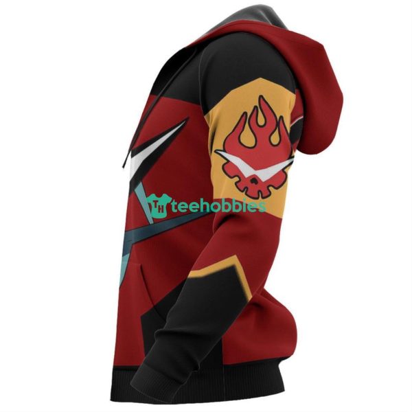 Gurren Lagann Gunmen All Over Printed 3D Shirt Uniform Costume Anime Fans Product Photo 6