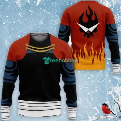 Gurren Lagann Kamina Uniform All Over Printed 3D Shirt Custom Tengen Toppa Anime Fans Product Photo 2
