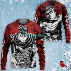 Guts All Over Printed 3D Shirt Custom Berserk Anime Fans Product Photo 2