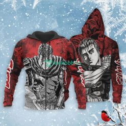 Guts All Over Printed 3D Shirt Custom Berserk Anime Fans Product Photo 1