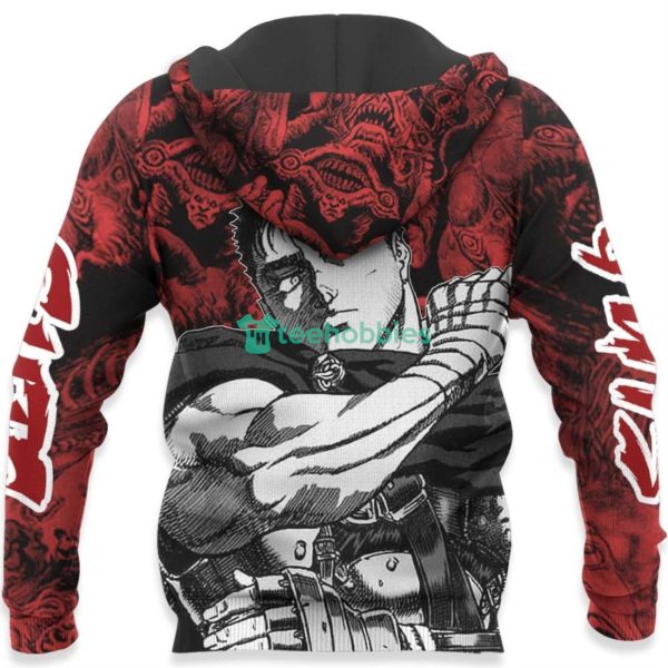 Guts All Over Printed 3D Shirt Custom Berserk Anime Fans Product Photo 5