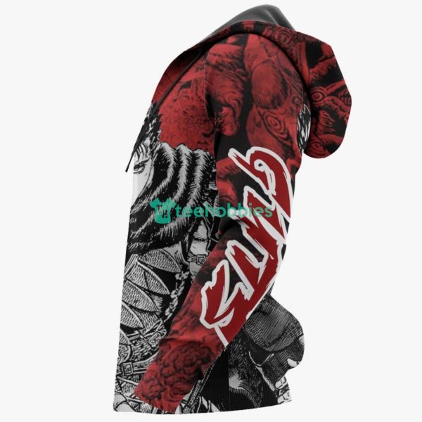 Guts All Over Printed 3D Shirt Custom Berserk Anime Fans Product Photo 6