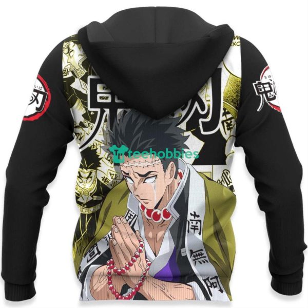 Gyomei Himejima All Over Printed 3D Shirt Custom Kimetsu Anime Fans Manga Style Product Photo 5