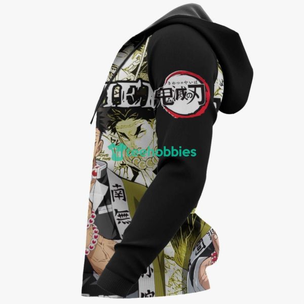 Gyomei Himejima All Over Printed 3D Shirt Custom Kimetsu Anime Fans Manga Style Product Photo 6