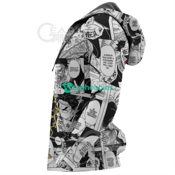 Gyomei Himejima Kimetsu Anime Fans Mix Manga All Over Printed 3D Shirt Product Photo 6