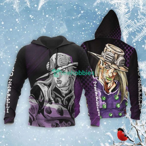 Gyro Zeppeli All Over Printed 3D Shirt JoJo's Bizarre Adventure Anime Fans Product Photo 3