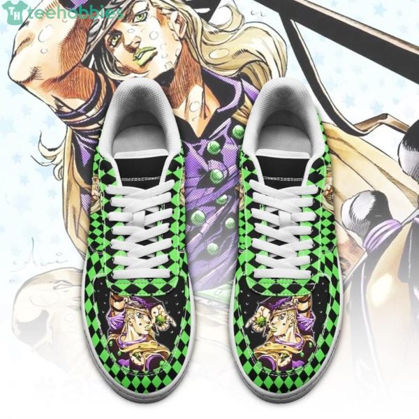 Gyro Zeppeli Custom Anime Air Force Shoesproduct photo 2