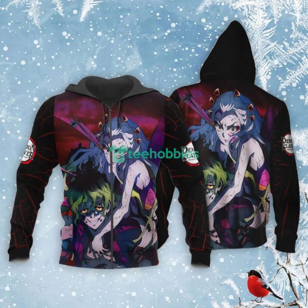 Gyutaro and Daki All Over Printed 3D Shirt Custom Kimetsu Anime Fans Product Photo 1