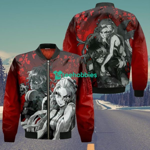 Gyutato and Daki All Over Printed 3D Shirt Custom Kimetsu Anime Fans Japan Art Product Photo 4