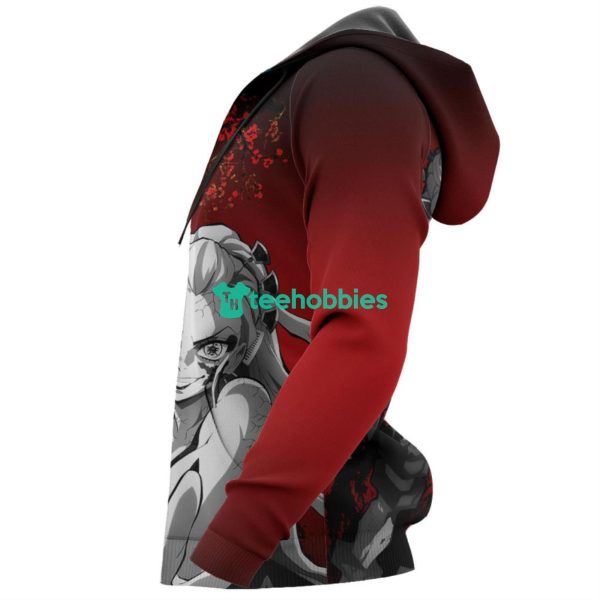 Gyutato and Daki All Over Printed 3D Shirt Custom Kimetsu Anime Fans Japan Art Product Photo 6