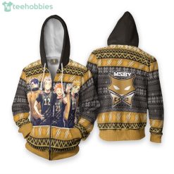 Haikyuu MSBY Black Jackals Anime Fans Ugly Christmas Sweater Hoodie Product Photo 2