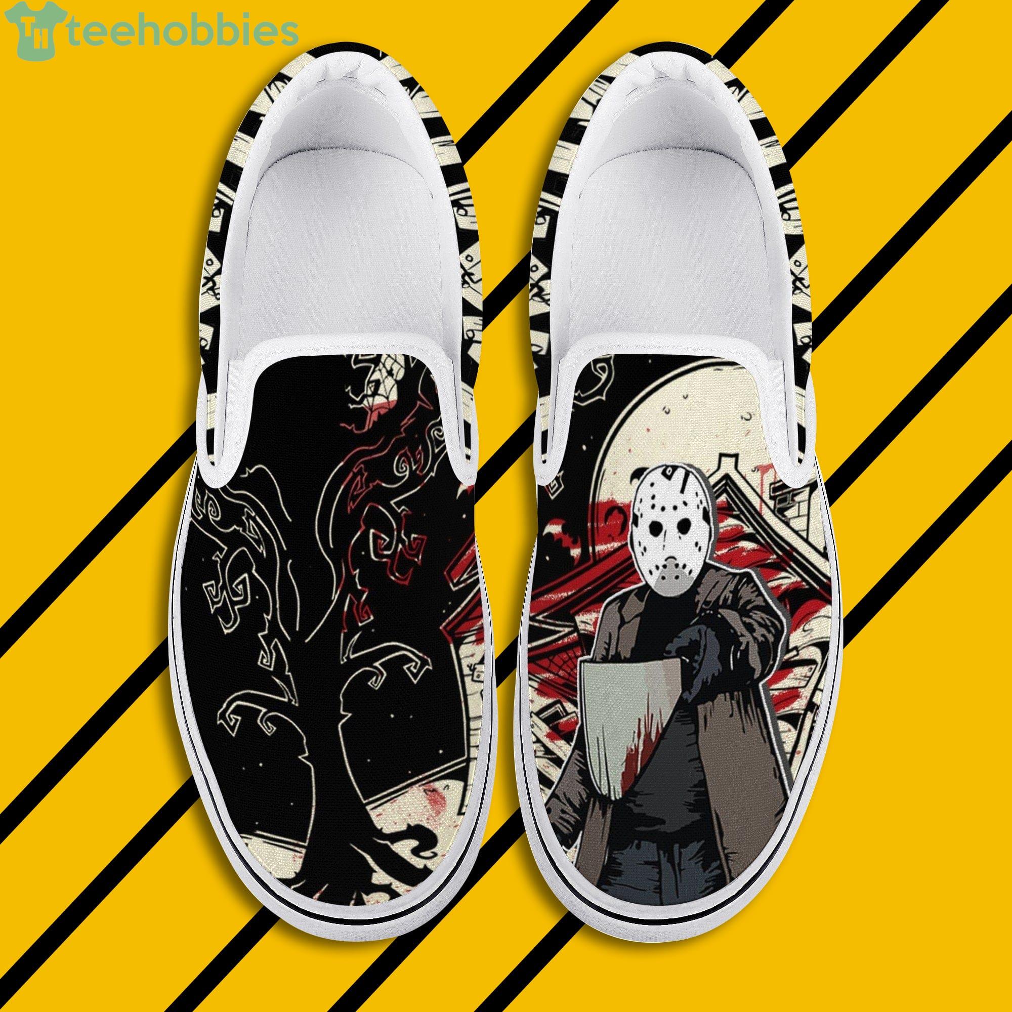 Halloween Friday The 13Th Slip On Shoes For Men And Women Product Photo 1
