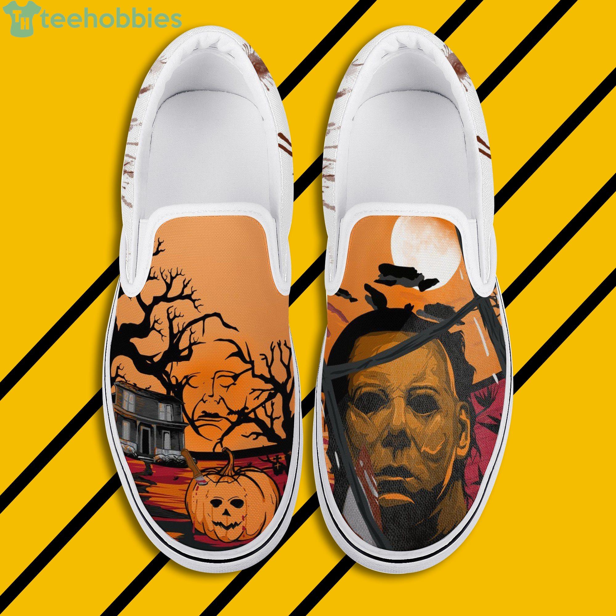 Halloween Micheal Myer Slip On Shoes For Men And Women Product Photo 1