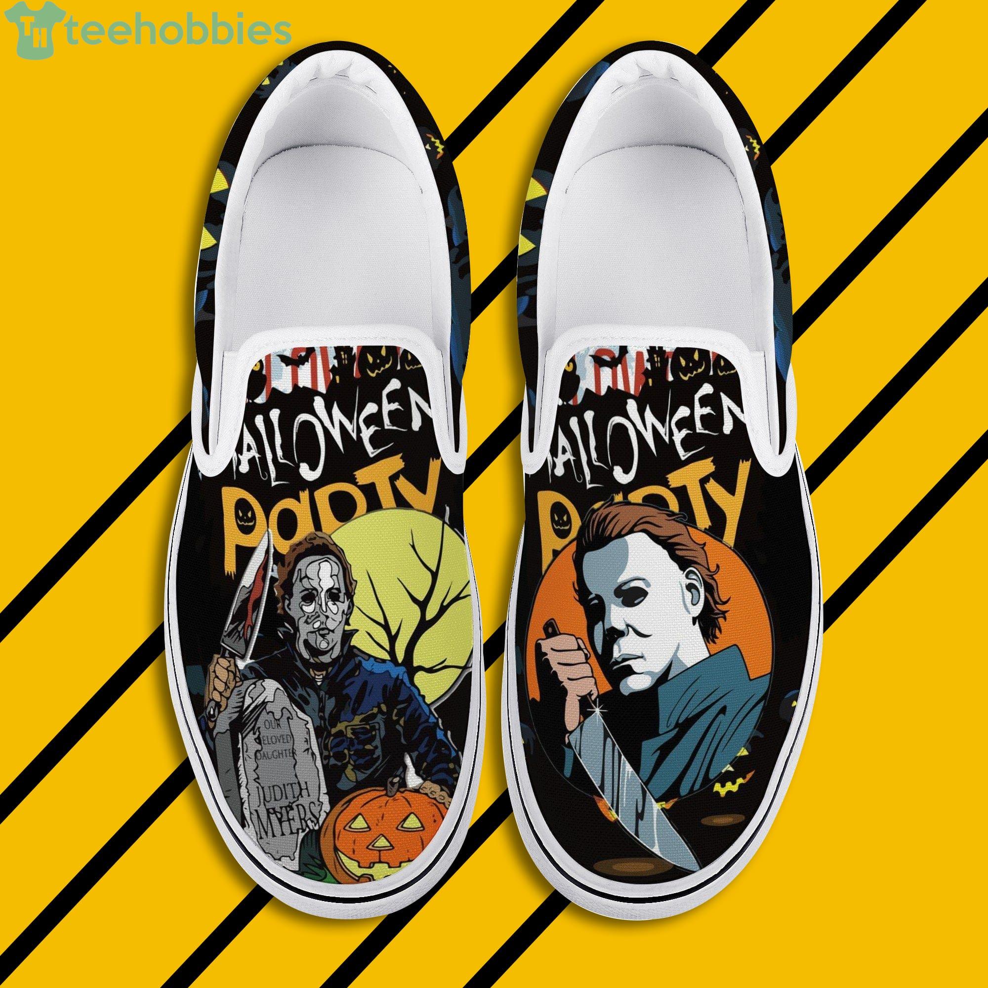 Halloween Party Micheal Myer Slip On Shoes For Men And Women Product Photo 1