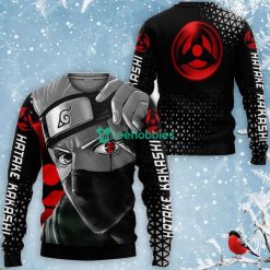 Hatake Kakashi All Over Printed 3D Shirt Sharingan Eye Anime Fans Product Photo 2