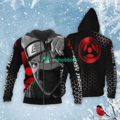 Hatake Kakashi All Over Printed 3D Shirt Sharingan Eye Anime Fans Product Photo 1