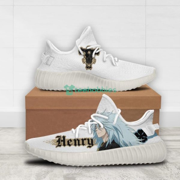 Henry Legolant Custom Black Clover Anime Yeezy Shoes For Fans Product Photo 2