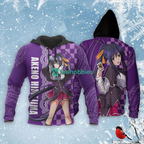 High School DXD Akeno Himejima All Over Printed 3D Shirt Anime Fans Product Photo 3