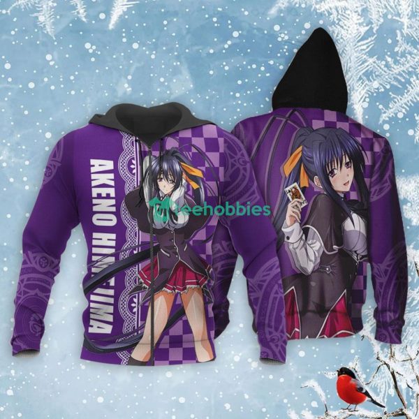 High School DXD Akeno Himejima All Over Printed 3D Shirt Anime Fans Product Photo 1