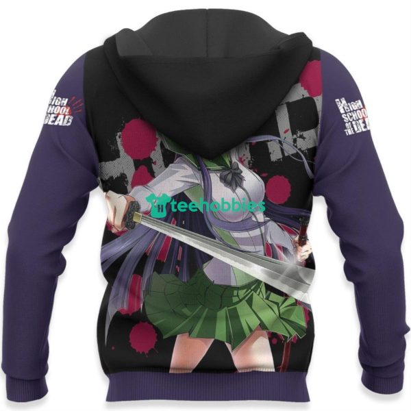 Highschool Of Dead All Over Printed 3D Shirt Saeko Busujima Anime Fans Product Photo 5