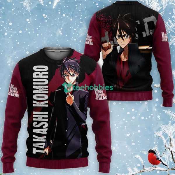 Highschool Of Dead All Over Printed 3D Shirt Takashi Komuro Anime Fans Product Photo 2