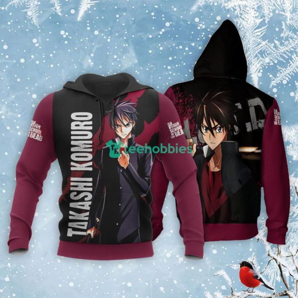 Highschool Of Dead All Over Printed 3D Shirt Takashi Komuro Anime Fans Product Photo 3