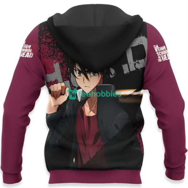 Highschool Of Dead All Over Printed 3D Shirt Takashi Komuro Anime Fans Product Photo 5