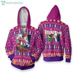 Hisoka Morow Custom Hunter x Hunter Anime Fans Ugly Christmas Sweater Hoodie Product Photo 2