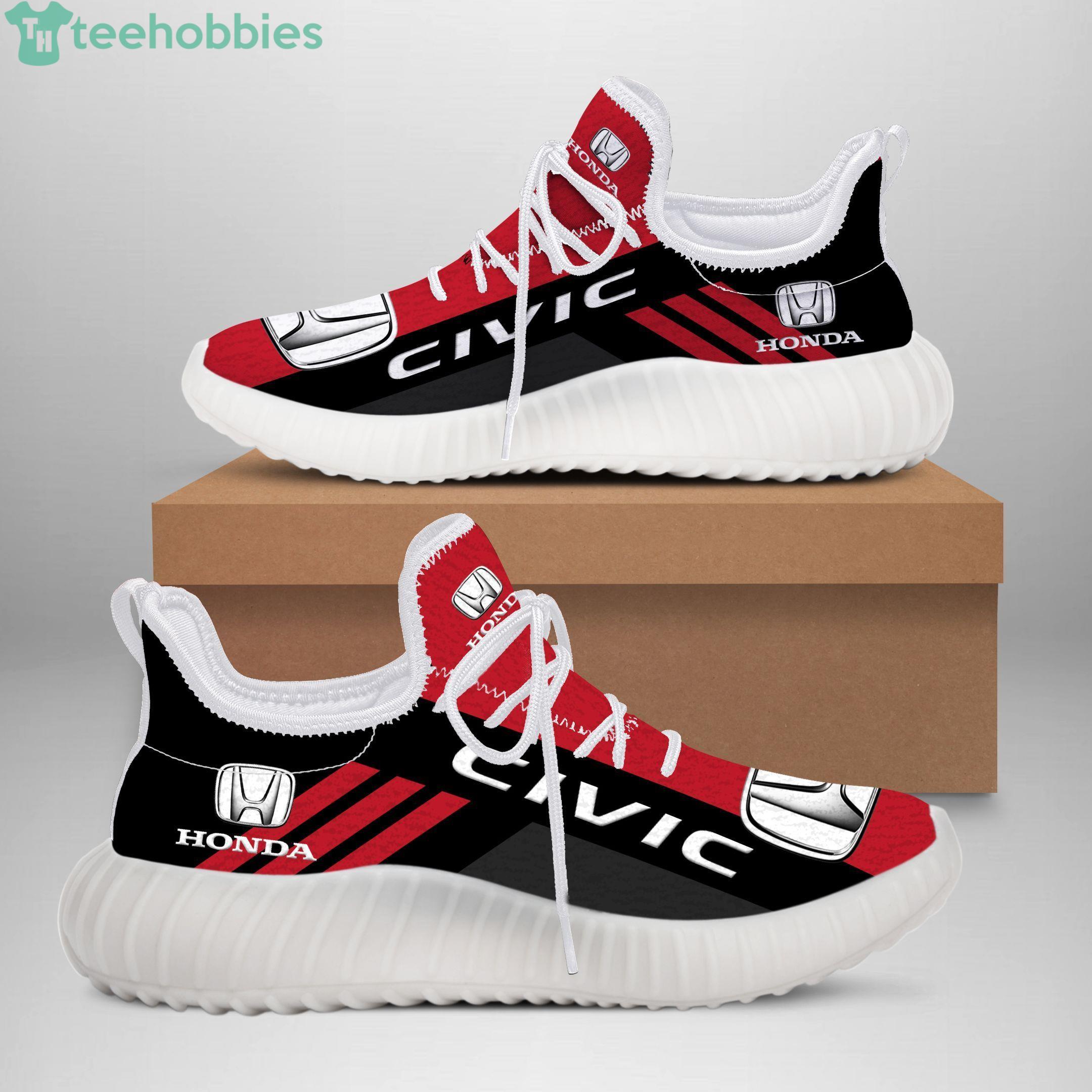 Honda Civic Sneaker Fans Red Striped Reze Shoes image Honda Civic Sneaker Fans Red Striped Reze Shoes Product Photo 2